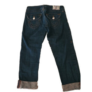 Ladies True Religion Denim / Jean Capris sz 27 (sz 4)